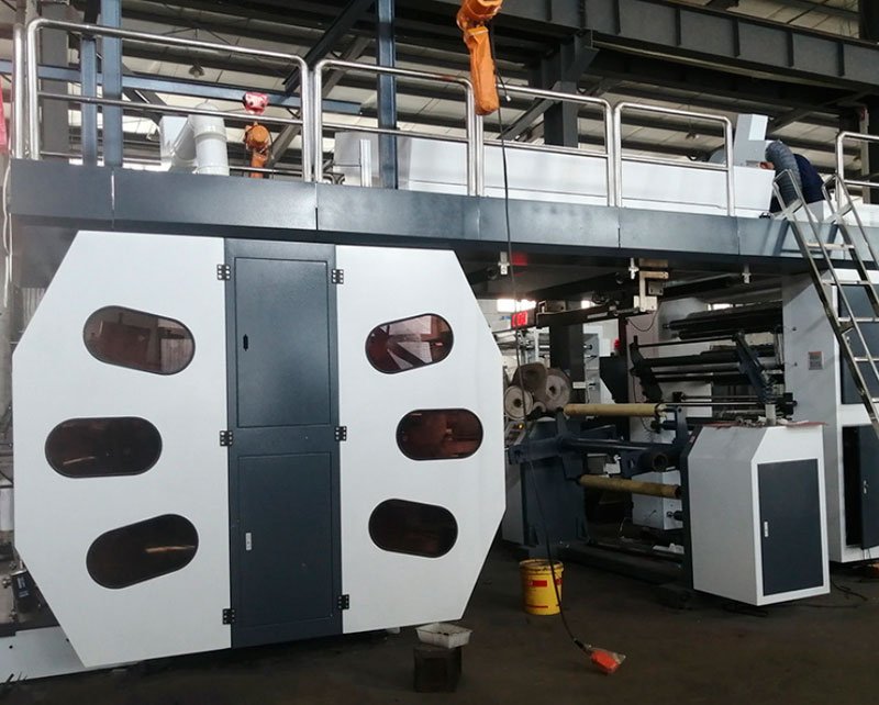 Central Drum Flexo Printing Machine (150-180m/min) 